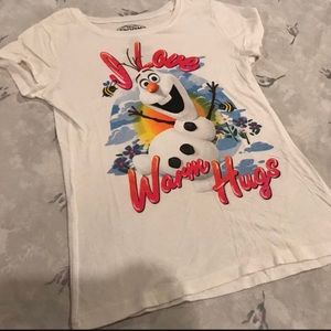 Disney Frozen Olaf T-shirt, fits like 14